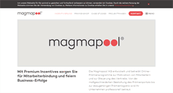 Desktop Screenshot of magmapool.de