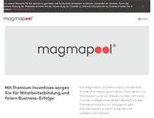 Tablet Screenshot of magmapool.de